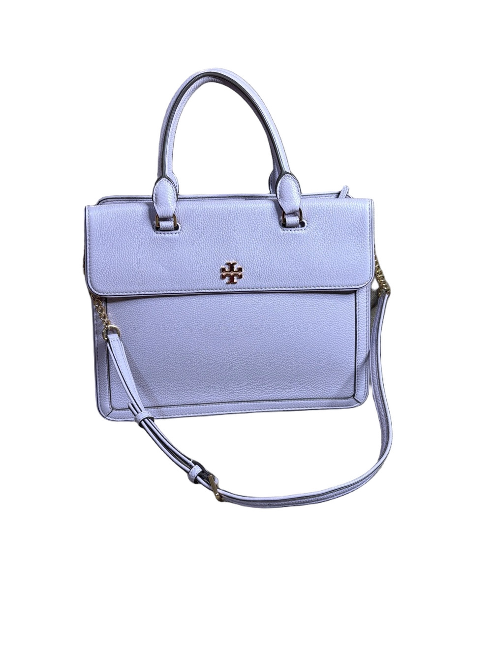 Tory Burch Lavender Leather Top Handle Satchel Authentic